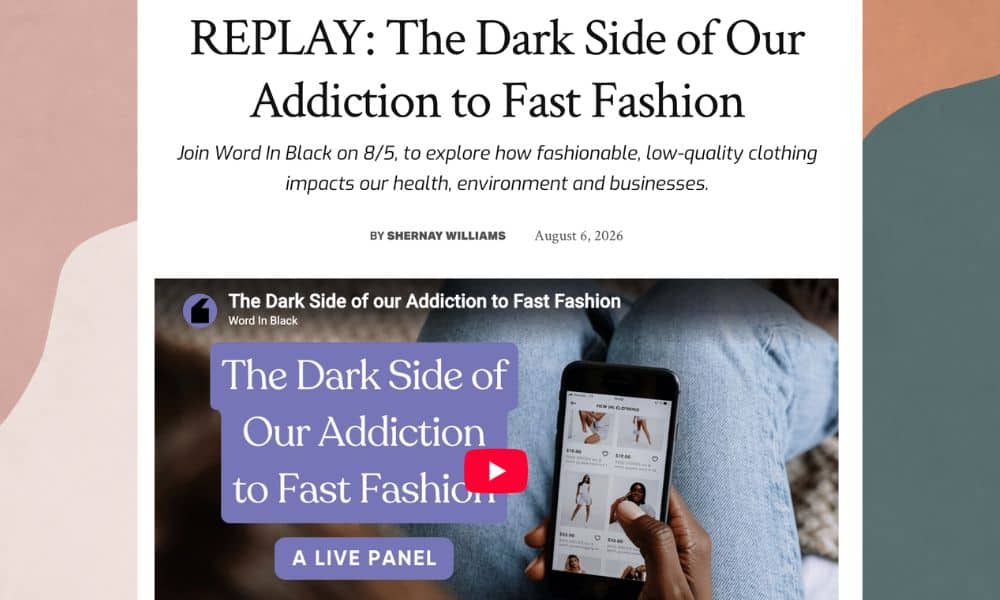 REPLAY The Dark Side of Our Addiction to Fast Fashion